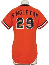 1979 Ken Singleton Baltimore Orioles Game-Used Alternate Jersey