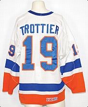 1984 Brian Trottier NY Islanders Game-Used Home Jersey