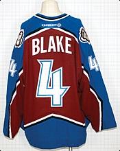 2003-2004 Rob Blake Colorado Avalanche Worn All-Star Skills Competition Jersey