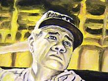 "The Babe" by Robert Florio Original Oil Painting