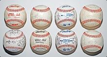 Lot of St. Louis Cardinals Autographed Baseballs (8) (JSA)