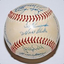 Bob Friends 1956 Autographed N.L. All-Star Baseball (Bob Friend LOA) (JSA)