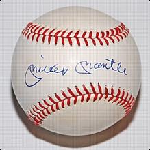 Mickey Mantle Single-Signed Baseball (JSA)