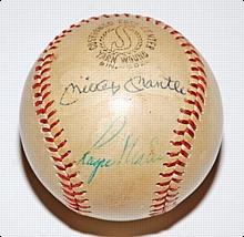 Mickey Mantle & Roger Maris Autographed Baseball (JSA)