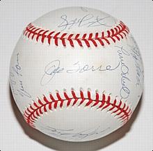 1998 New York Yankees Team Autographed World Series Baseball (World Champions) (Best Team Ever 125-50) (JSA)