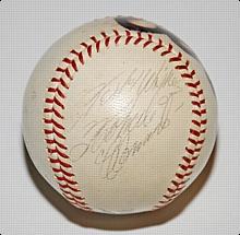 Roberto Clemente Single-Signed Game-Used Baseball From 2000th Hit Game (Former Player LOA) (JSA) 