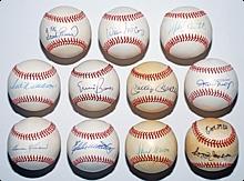 Lot of 500 Home Run Hitters Single-Signed Baseballs (11) (JSA)