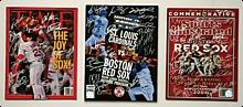 Lot of 2004 Boston Red Sox World Championship Team Autographed Programs & Magazines (3) (JSA)