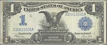 1899 Grant & Lincoln Black Eagle $1 Silver Certificate