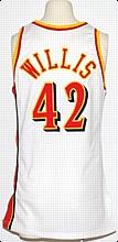 1992-1993 Kevin Willis Atlanta Hawks Game-Used Home Jersey