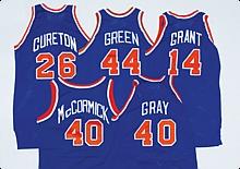 Lot of NY Knicks Game-Used Road Jerseys (5)
