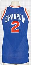 1983-1984 Rory Sparrow New York Knicks Game-Used Road Jersey