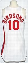 1980-1981 Otis Birdsong New Jersey Nets Game-Used Home Jersey
