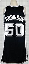 2002-2003 David Robinson San Antonio Spurs Game-Used Road Jersey
