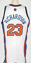 2006-2007 Quentin Richardson Rookie NY Knicks Game-Used Home Jersey
