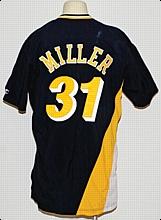 1993-1994 Reggie Miller Indiana Pacers Worn Shooting Shirt
