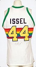 Early 1980s Dan Issel Denver Nuggets Game-Used & Autod Home Uniform (2) (JSA)