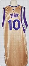 2006-2007 Mike Bibby Sacramento Kings Game-Used & Autod Alternate Jersey (JSA)
