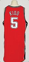 2006-2007 Jason Kidd NJ Nets Game-Used Road Alternate Jersey & Shoes (2)