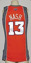 2006-2007 Steve Nash Phoenix Suns Game-Used Road Alternate Jersey