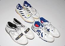Late 1980s Isiah Thomas, Joe Dumars, & Vinnie Johnson Detroit Pistons Game-Used & Autod Shoes (3) (JSA)