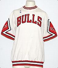 1988 Michael Jordan Chicago Bulls Worn Shooting Shirt