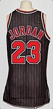 1995-1996 Michael Jordan Chicago Bulls Game-Used Alternate Uniform (2)