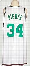 1999-2000/2001-2002 Paul Pierce Boston Celtics Game-Used & Autod Home Jersey (JSA)