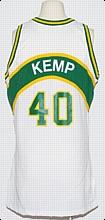 1993-1994 Shawn Kemp Seattle Supersonics Game-Used Home Jersey