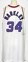 1994-1995 Charles Barkley Phoenix Suns Game-Used & Auto Home Jersey (JSA)