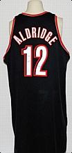 2006-2007 LaMarcus Aldridge Rookie Portland Trailblazers Game-Used Road Jersey
