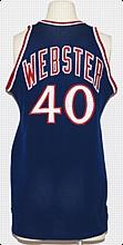 Circa 1980 Marvin Webster New York Knicks Game-Used Road Jersey