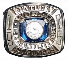1975 Kentucky Colonels Bird Averitt ABA World Championship Ring (Rare)
