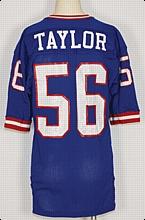 Circa 1990 Lawrence Taylor NY Giants Game-Used Home Jersey
