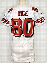 2000 Jerry Rice San Francisco 49ers Game-Used Road Jersey
