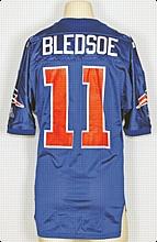 1993 Drew Bledsoe New England Patriots Game-Used Home Jersey
