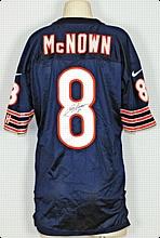 1999 Cade McNown Rookie Chicago Bears Game-Used & Autographed Home Jersey (JSA)
