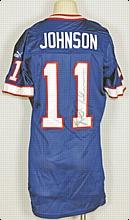 2000 Rob Johnson Buffalo Bills Game-Used & Autod Home Jersey (JSA)

