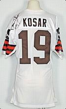 1990s Bernie Kosar Cleveland Browns Game-Used & Autographed Road Jersey (JSA)
