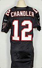 2000 Chris Chandler Atlanta Falcons Game-Used Home Jersey
