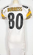 2000 Plaxico Burress Pittsburgh Steelers Game-Used & Autod Road Jersey (JSA)
