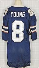1984 Steve Young Rookie LA Express USFL Game-Used Home Jersey 
