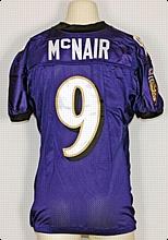 2005 Steve McNair Baltimore Ravens Game-Used Home Jersey
