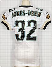 10/08/2006 Maurice Jones-Drew Rookie Jacksonville Jaguars Game-Used & Autod Road Jersey (JSA)