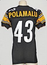 2006 Troy Polamalu Pittsburgh Steelers Game-Used Home Jersey 