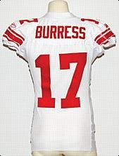 2006 Plaxico Burress NY Giants Game-Used Road Jersey