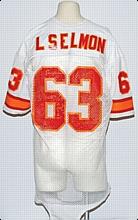 Early 1980s Lee Roy Selmon & Late 1970s Dewey Selmon Tampa Bay Bucs Game-Used Road Jerseys (2)