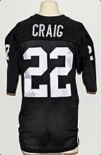 1991 Roger Craig LA Raiders Game-Used Home Jersey
