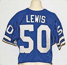 Mid 1970s D.D. Lewis Dallas Cowboys Game-Used Road Jersey