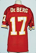1991 Steve DeBerg Kansas City Chiefs Game-Used Home Jersey